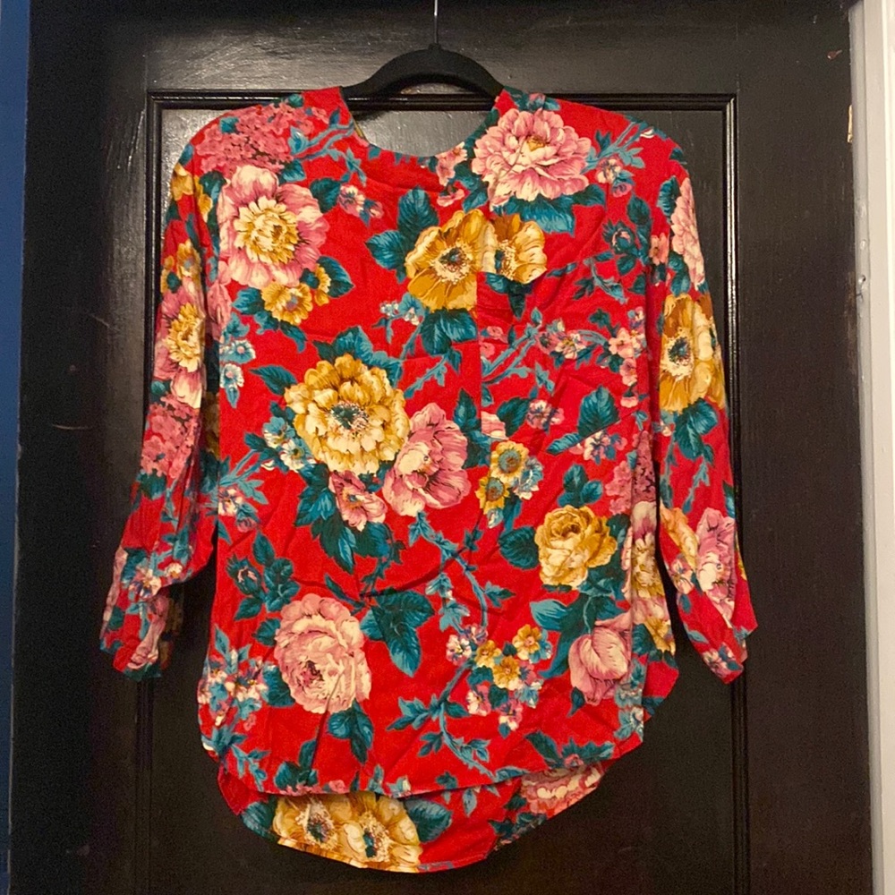 Vintage floral top